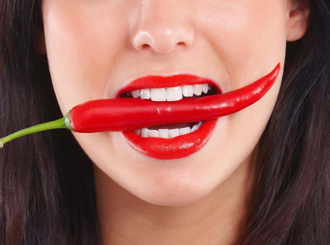 Close-up of a smile with immediate whitening results after treatment Banbury