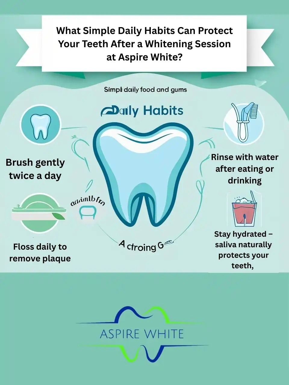 What Simple Daily Habits Can Protect Your Teeth After a Whitening Session at Aspire White Banbury